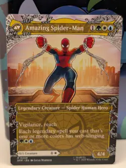 MTG - Peter Parker / Amazing Spider-Man - Borderless - SPM 208 - REGULAR - NM - Image 2