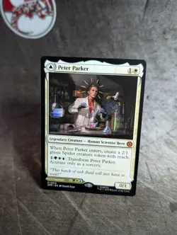 MTG, Peter Parker / Amazing Spider-Man (#0010), Double-Sided Non-Foil, NM Mythic - Image 1