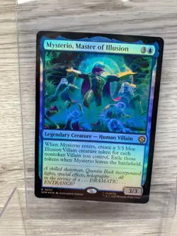 MTG Mysterio, Master of Illusion Magic The Gathering Spider-Man Foil R 0037 NM+ - Image 1