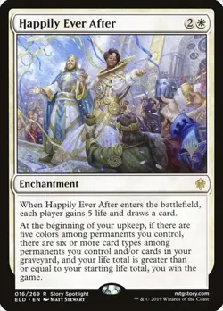 2x Happily Ever After - Foil Promo Throne of Eldraine LP MTG - Image 1