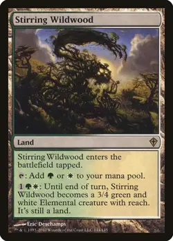 2x Stirring Wildwood Worldwake HP MTG - Image 1