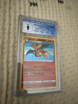 Pokemon TCG Sword & Shield Promo Special Delivery Charizard SWSH075 Mint 9 - Image 1