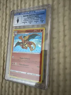 Pokemon TCG Sword & Shield Promo Special Delivery Charizard SWSH075 Mint 9 - Image 2