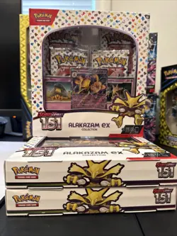 Pokemon TCG: Scarlet & Violet-151 Alakazam ex Collection Booster Box 820650855269 - Image 1