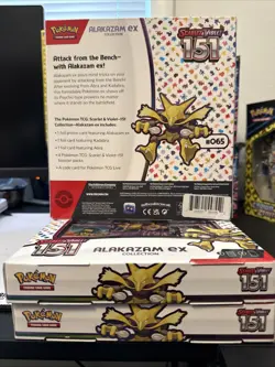 Pokemon TCG: Scarlet & Violet-151 Alakazam ex Collection Booster Box 820650855269 - Image 2