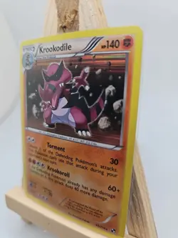 Pokemon Krookodile Black & White Holo 65/114 LP - Image 3