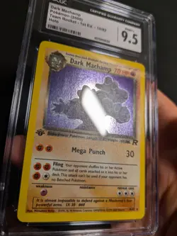 Pokemon Dark Machamp 10/82 1st Edition Rocket Holo Rare PSA/CGC 9.5 Mint+! - Image 3