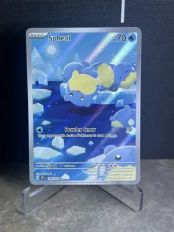 Pokemon TCG Spheal 199/191 Surging Sparks Holo Full Art Illustration Rare - Image 1