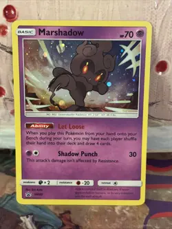 Marshadow Sun and Moon Promo's SM85 Black Star Promo 2017 Pokemon TCG Near Mint - Image 1