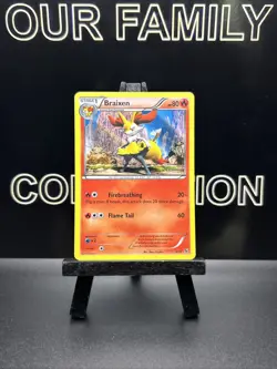 Braixen - 9/39 - Holo LP, English Pokemon XY Kalos Starter Sets - Image 1