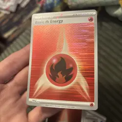 Pokemon TCG - Fire Energy 018 (Horizontal Holo) - Black Bolt & White Flare - Image 1