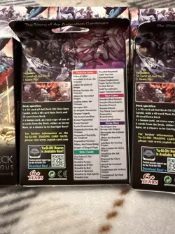8 Packs! Yugioh The Chronicles Deck: The Fallen & The Virtuous All-Foil - Image 2