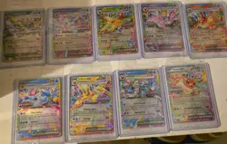 Prismatic Evolutions Surprise Box Sealed Stamped EX Promo Cards 9/9 Complete Set - Image 1