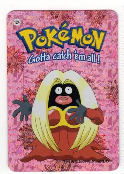 Jynx #124 - Vintage Vending Machine Prism Sticker 2000 - Pokemon Card - Image 1