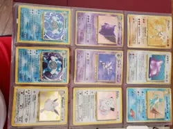 Pokemon cards, base set, rare holographics, rare trainer, dragonite, mewtwo - Image 2