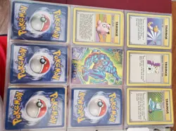 Pokemon cards, base set, rare holographics, rare trainer, dragonite, mewtwo - Image 3