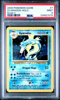 PSA 9 Gyarados Base Set 2 7/130 Holo Rare Vintage Pokemon Card - Image 2