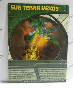 Bakugan Card - Subterra Vexos - Green Ability Card - BA623 - 41/48q - 2009 - Image 1