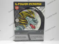 Bakugan Card - G-Power Increase - Blue Ability Card - BA279 - 36/48c - 2008 - Image 1