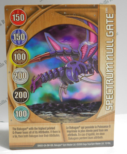 Bakugan Card - Spectrum Null Gate - Copper Gate Card - BA600 - 18/48q - 2009 - Image 1