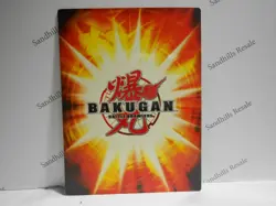 Bakugan Card - Reverse Polarity Hylash - Red Ability Card - BA398 - 3/8f - 2008 - Image 2