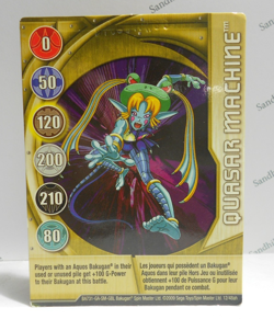 Bakugan Card - Quasar Machine - Gold Gate Card - BA731 - 12/48ah - 2009 - Image 1