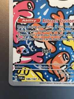 Pokemon TCG Tatsugiri S&V Twilight Masquerade Illustration Rare Card 186/167 - Image 4