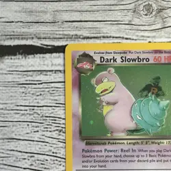Team Rocket Dark Slowbro Holo #12/82 2000 Pokemon Vintage Card - LP~ - Image 5