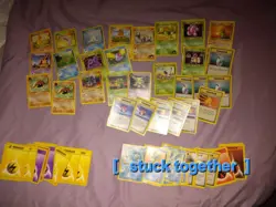 Vintage 1999-2000 Pokemon Lot. Cards Are In MP-Damaged Condition Please See Pics - Image 1
