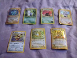 Vintage 1999-2000 Pokemon Lot. Cards Are In MP-Damaged Condition Please See Pics - Image 4