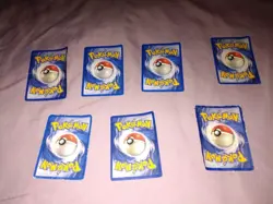 Vintage 1999-2000 Pokemon Lot. Cards Are In MP-Damaged Condition Please See Pics - Image 5