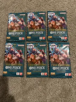 One Piece Card Game Two Legends OP08 Booster Pack OP08 English Lot Of 6x - Image 1