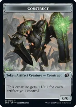 ~ Construct Token (005) ~ NM ~ The Brothers' War ~ MTG ~ - Image 1
