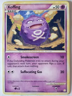 Koffing 70/123 VLP / NM - HeartGold SoulSilver Pokemon Card $2 Combined Shipping - Image 1