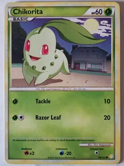 Chikorita 59/123 VLP - HeartGold SoulSilver Pokemon Card - $2 Combined Shipping - Image 1