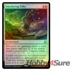 Foil Smothering Tithe (judge) M/NM Magic: The Gathering MTG Promo: Judge - Image 1