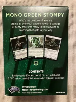 MTG Magic Mono Green Stompy Challenger Deck 2021 Brand New Factory Sealed - Image 3