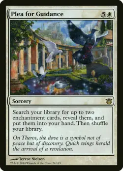 MTG NM Plea for Guidance Born of the Gods Rare *FOIL* - Image 1