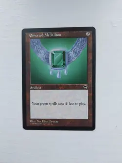 MTG [Magic the Gathering] Emerald Medallion Tempest rare NM/M [Commander] - Image 1
