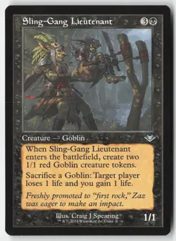 MTG - Sling-Gang Lieutenant (Retro Frame) U Modern Horizons 8 LP-NM - Image 1