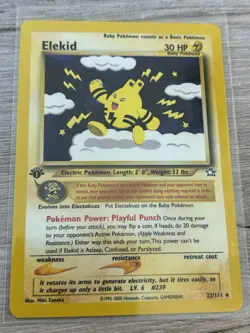 Elekid LP 1st Edition Regular Rare Neo Genesis 22/111 Pokemon TCG See Photos - Image 1