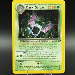 Pokemon TCG Dark Golbat 7/82 - Team Rocket Holo Unlimited Edition LP ✨ - Image 1