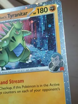 Team Rocket's Tyranitar 096/182 Sv10: Destined Rivals Cosmo Holo Promo Pokemon - Image 2