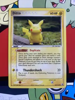Pokemon TCG Delta Species EX Ditto [Pikachu] - 63/113 - Near Mint - Image 1