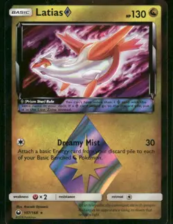 Latias Prism Star 107/168 Prism Rare Holo NM Pokemon SM - Celestial Storm - Image 1