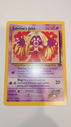 Sabrina's Jynx 57/132 - Gym Challenge Unlimited Edition - WOTC Pokemon LP - Image 1