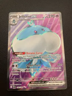 2025 Jellicent ex Ultra Rare 160/086 Sv: White Flare PACK FRESH NM Pokemon TCG - Image 1