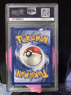 2002 Pokemon Legendary Collection Geodude Reverse Holo #77 PSA 4 - Image 2