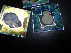 Pokemon Wafer Promo Holo Sticker x3 Snorlax & Munchlax #5703 - Image 5