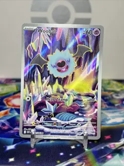 Woobat 119/086 Pokemon White Flare Illustration Rare Holo Foil NM/M - Image 1